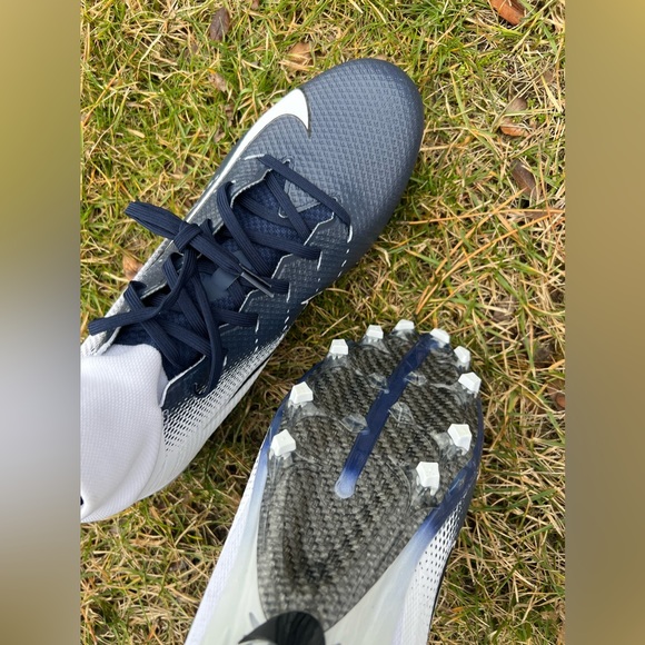 New 12-16 Nike Vapor Untouchable Pro TD 3 Football Cleats Navy Blue AO3021-102 - Picture 8 of 15